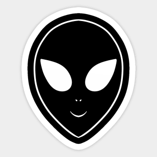 Happy Alien Sticker